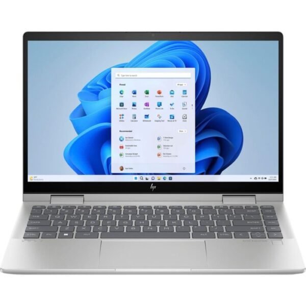 HP Envy 14 x360 2 in 1 ES0013DX - Raptor Lake - 13th Gen Core i5 1335u Deca-Core Processor 8GB 512GB to 2-TB SSD Intel Iris Xe Graphics 14" Full HD 1080p MicroEdge 250nits Touchscreen Convertible Display B&O Play Backlit KB FP Reader W11 (Silver) (New)