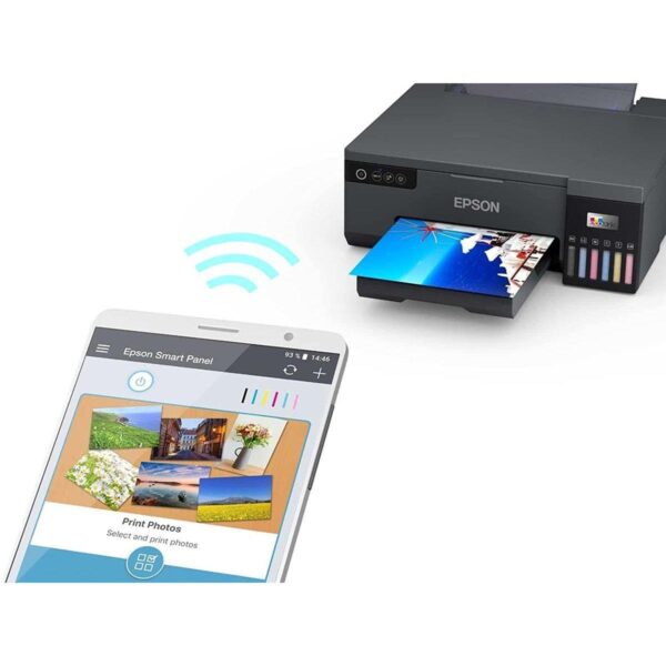 Epson EcoTank L8050 wireless photo printer with smartphone app for Wi-Fi printing