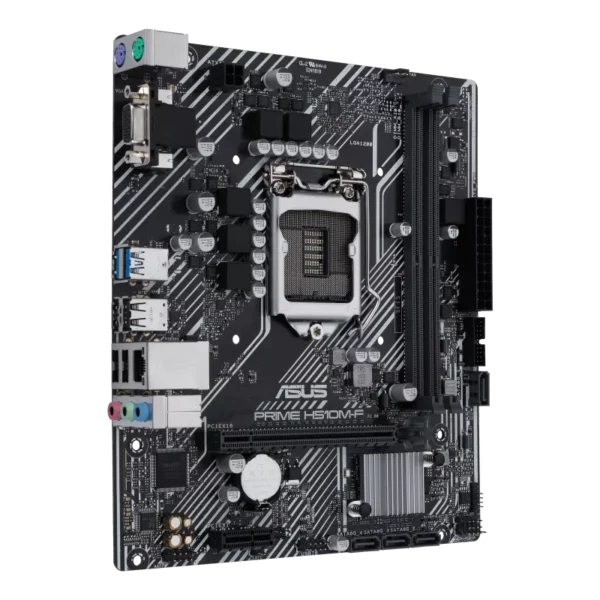 Intel® H510 (LGA 1200) micro ATX motherboard with PCIe 4.0, D-Sub, USB 3.2 Gen 1 Type-A, SATA 6 Gbps, Realtek 1 Gb Ethernet - Image 3