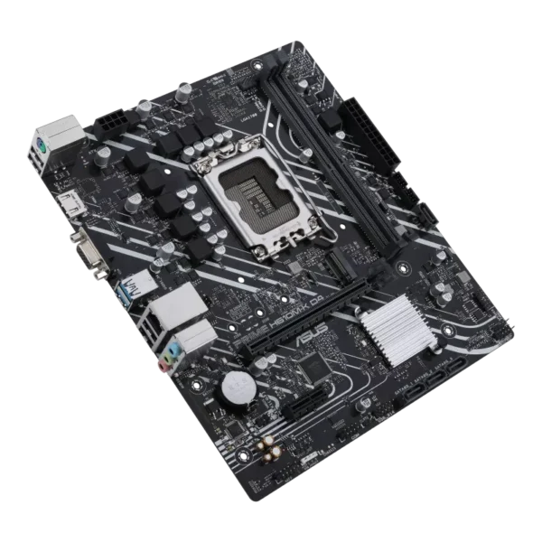 Intel® H610 (LGA 1700) mic-ATX motherboard with DDR4, PCIe 4.0, M.2 slot, Realtek 1 Gb Ethernet, HDMI®, D-Sub, USB 3.2 Gen 1 ports, SATA 6 Gbps, COM header, RGB header - Image 5