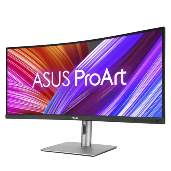 ASUS ProArt Display PA34VCNV Curved Professional Monitor – 34.1-inch, IPS, 21:9 3440 x 1440, 3800R Curvature, 100% sRGB / Rec.709, Color Accuracy ΔE < 2, Calman Verified, USB-C Docking PD 96W, RJ45, Ergonomic Stand, Green Sustainability - Image 3