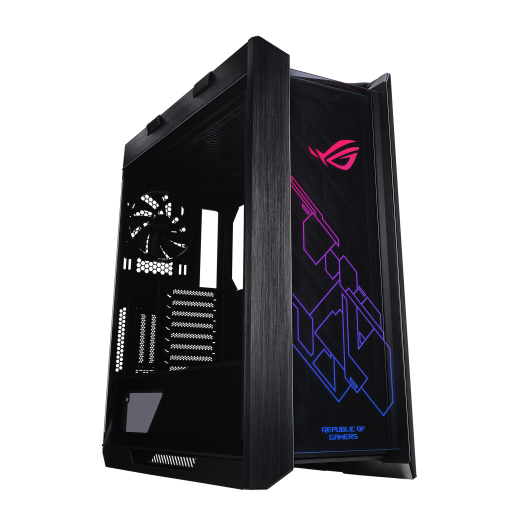 ROG Strix Helios RGB ATX/EATX mid-tower gaming case with tempered glass, aluminum frame, GPU braces, 420mm radiator support and Aura Sync