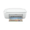 HP DeskJet 2330 all-in-one printer printing a color page, front view