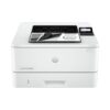 Front view of HP LaserJet Pro 4003dw (2Z610A) monochrome laser printer with output tray and sample page, Pakistan
