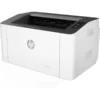 HP LaserJet Pro M107A (HP Laser 107a, 4ZB77A) monochrome laser printer front angle, USB 2.0, no Wi-Fi
