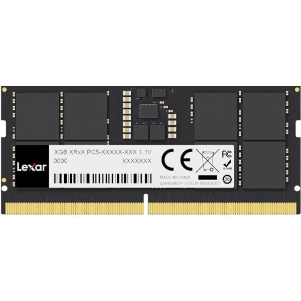 Lexar 16GB DDR5 RAM 5600 MHz SO-DIMM laptop memory module LD5S16G56C46ST-BGS from Kraod.