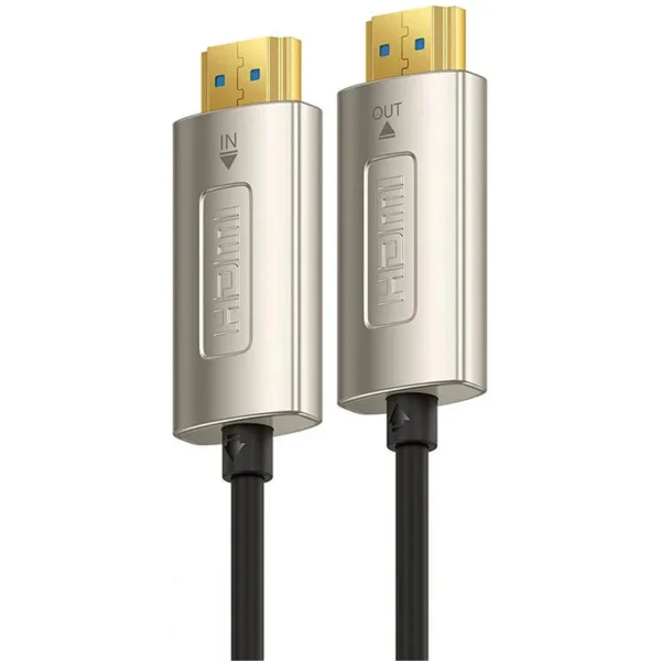 Baseus High Definition Series Optic Fiber HDMI to HDMI 4K Adapter Cable 15m Black - Image 3
