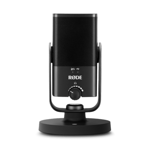 RODE NT-USB-Mini USB Microphone with Detachable Magnetic Stand, Built-in Pop Filter and Headphone Amplifier