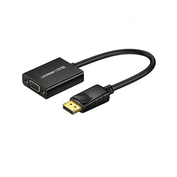 UGREEN 20415 DP MALE TO VGA FEMALE CONVERTER – BLACK