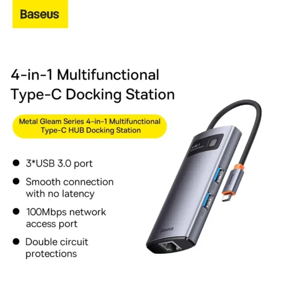 Baseus StarJoy 4 Port Type C Hub