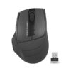 A4Tech FG30S wireless mouse price in Pakistan, top view with scroll wheel and USB nano receiver on white background.