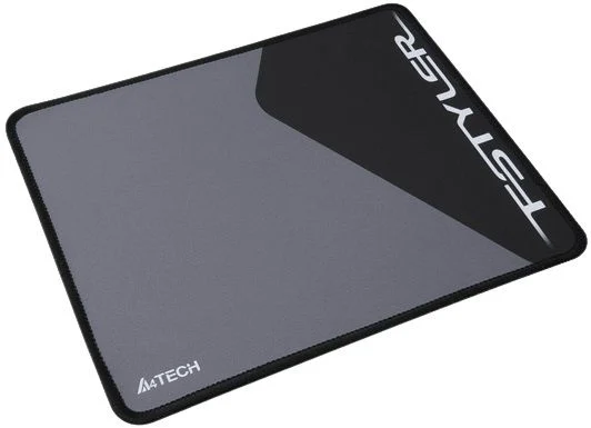 A4Tech FP20 Fstyler mouse pad angled view with stitched edges and textured cloth surface.