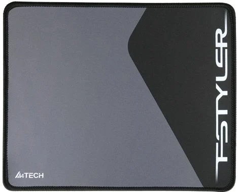 A4Tech FP20 Fstyler mouse pad flat top view with stitched edges and smooth tracking surface.