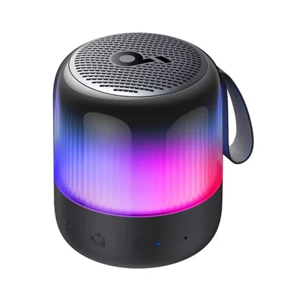 Anker Soundcore Glow Mini (A3136) portable Bluetooth speaker in black shown in product view