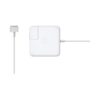 Apple 45W MagSafe 2 Power Adapter MD592 - White - Front view with magnetic MagSafe 2 connector and power brick.