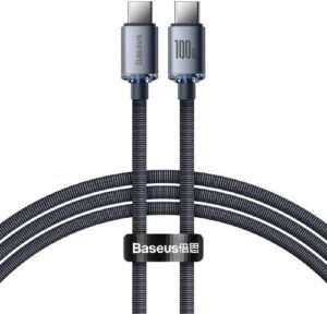 Baseus Crystal Shine Series Type-C to Type-C Data Cable (100W, 2m)