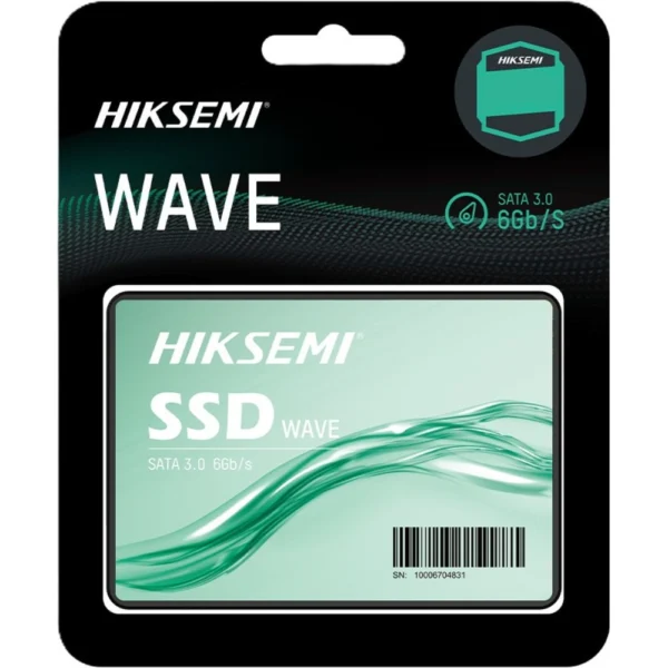 Hiksemi WAVE 256GB 2.5-inch SATA III 6Gb/s internal SSD with 3D NAND for laptop and PC upgrade.