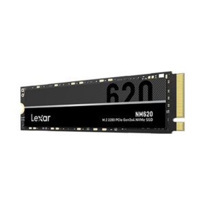Lexar NM620 1TB NVMe SSD M.2 2280 PCIe Gen3x4, high-speed internal storage for PC and laptop upgrade.