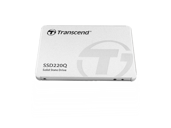 Transcend 220Q 2TB 2.5in SATA III SSD angled view, up to 550/500MB/s, 1-year local warranty Pakistan.