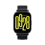 Xiaomi Redmi Watch 5 Active - Midnight Black - Front view showing the square LCD display with the black strap.