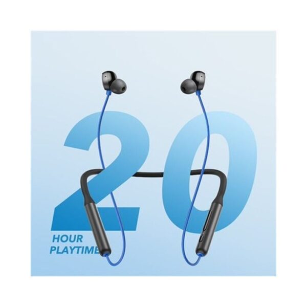 Anker Soundcore R500 In-Ear Wireless Earphone - Blue - Feature graphic highlighting up to 20 hours playtime.