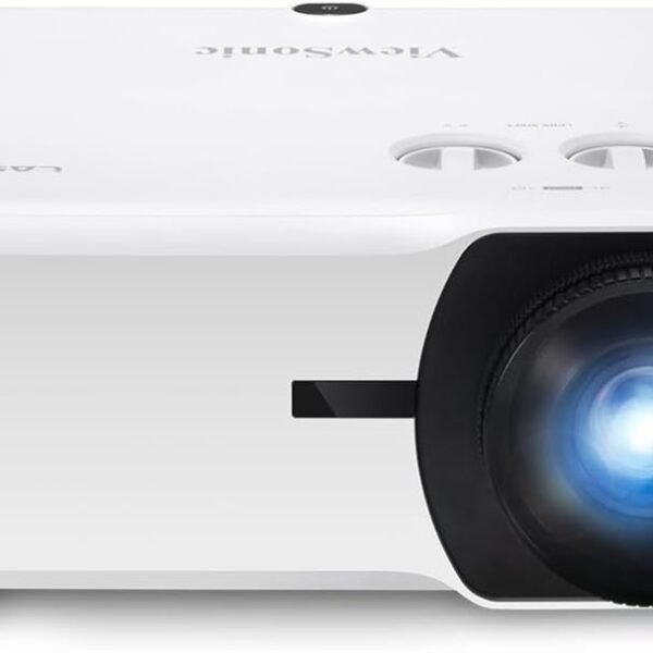 ViewSonic LS740HD 5000 ANSI lumens Full HD laser projector front view showing lens, projector price in Pakistan.