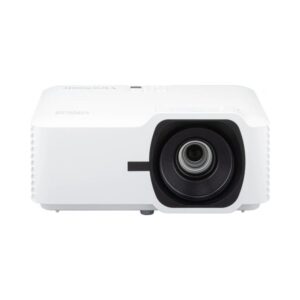 Front view of ViewSonic LS740HD 5000 ANSI lumens 1080p laser projector designed for large venues and business environments.