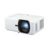 ViewSonic LS740HD 1080p laser installation projector with 5000 ANSI lumens brightness, front lens design, and projector price in Pakistan.
