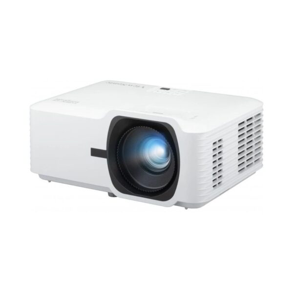 ViewSonic LS740HD 1080p laser installation projector with 5000 ANSI lumens brightness, front lens design, and projector price in Pakistan.
