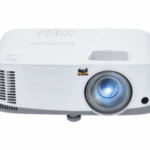 ViewSonic SP3 SVGA business projector with 4800 ANSI lumens brightness, front lens design, and current projector price in Pakistan.