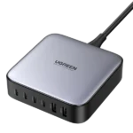 UGREEN Nexode 200W desktop charger 40905 with 4 USB-C and 2 USB-A ports in a compact GaN body.